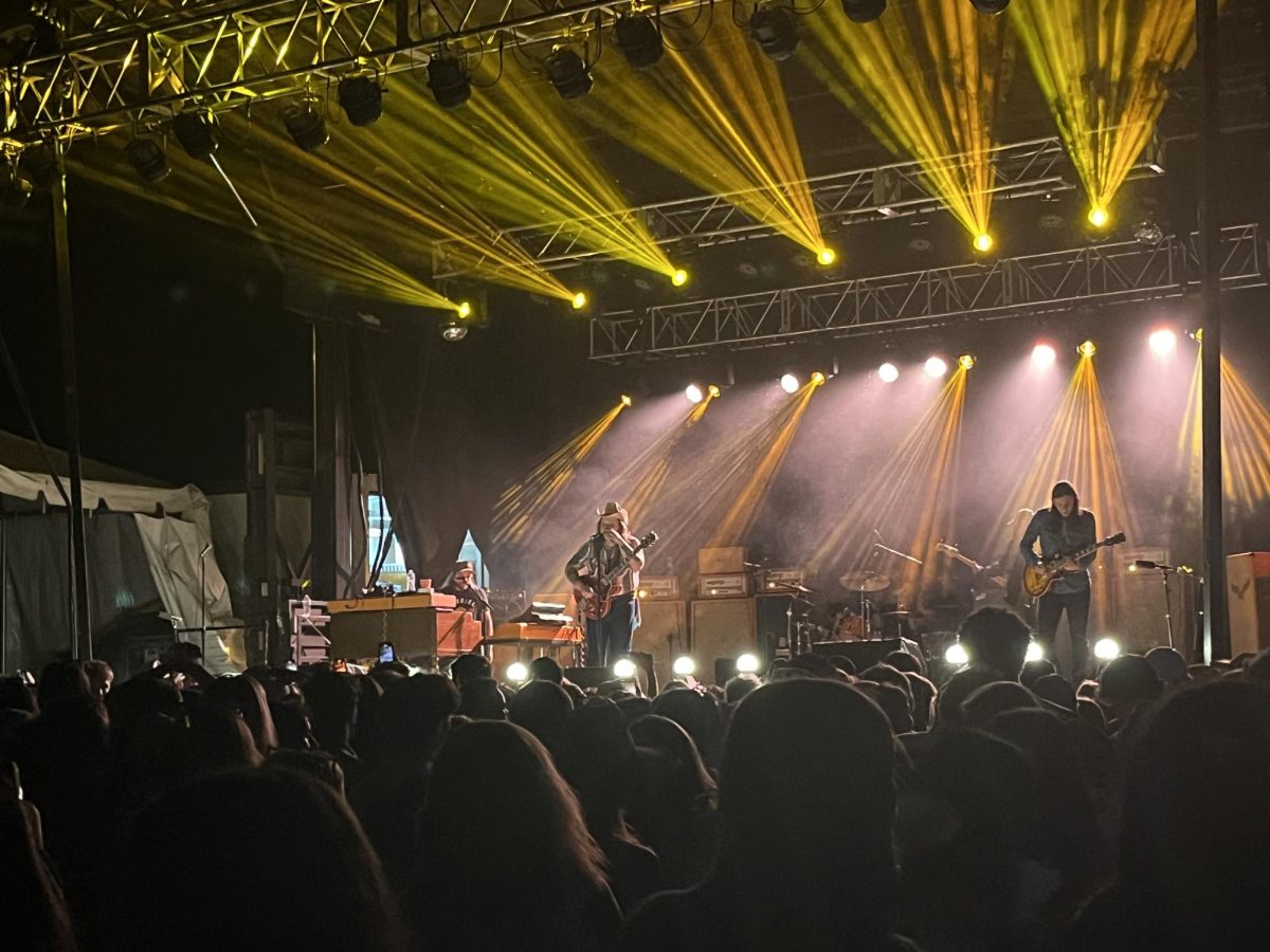 Country artist Marcus King plays a set at Lex Fest, a country music festival for W&L students, on May 2. The event received funding from the Southmayd Center for American Ideals, a controversial conservative nonprofit. Photo by John Little, ’26